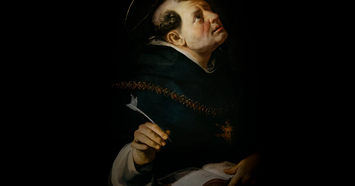 O que é a Vida Interior, imagem de Santo Tomás de Aquino